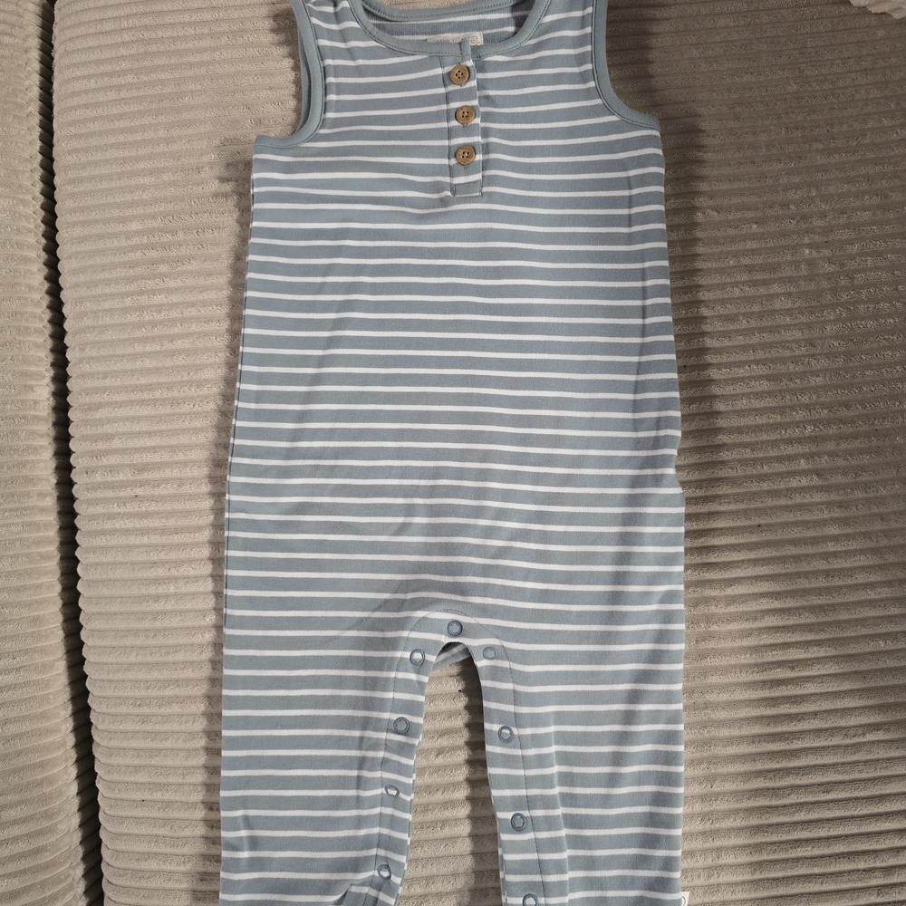 Carter's Blue and White Striped One Piece